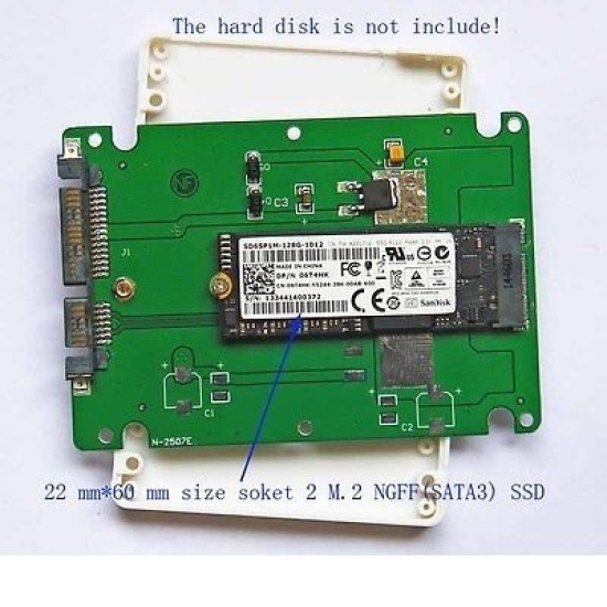 Adapter Chuyển Đổi SSD M2 SATA ( NGFF ) To 2.5 inch SATA iii