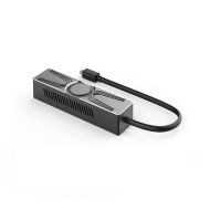 Adapter chuyển đổi SSD PCIe NVMe To Thunderbolt 3 (tản nhiệt + dây liền)