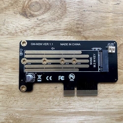 Adapter Kingshare Chuyển Đổi SSD M2 NVMe To PCIe 3.0 x 4
