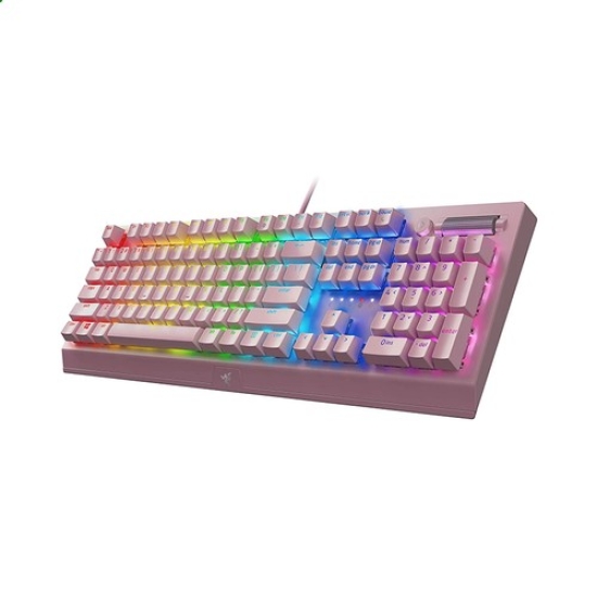 Bàn phím Razer Blackwidow V3 Green Switch Hồng (Quartz) RZ03-03541800-R3M1