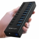 Bộ chia Acasis USB 3.0 12V 4A HS-710PB (10 Port)