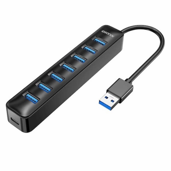 Bộ chia iDsonix Hub 7 cổng USB 3.0 (iDsonix-IAU3-7A-015-BK)