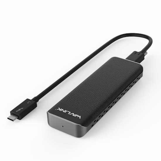 Box chuyển SSD M2 PCIe NVMe To Thunderbolt 3 Wavlink (kèm cáp Thunderbolt 3)