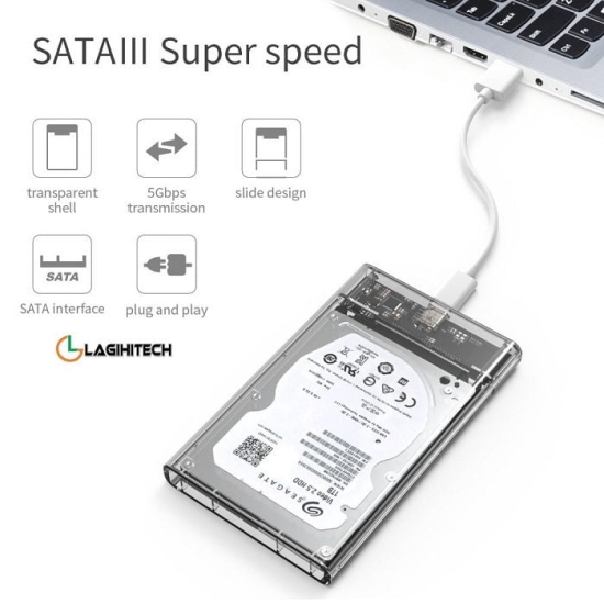 Box Kingshare SSD 2.5 inch SATA iii To USB Type C (C25C)