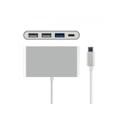 Cáp Chuyển Đổi USB Type C 4 in 1 To USB 3.0, USB-C, 2 x USB 2.0 ( UC-359 )