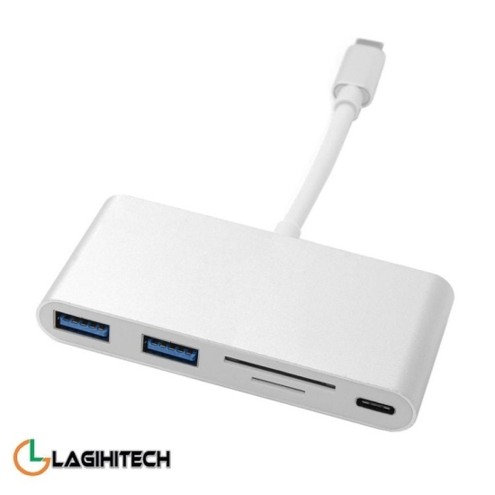 Cáp Chuyển Đổi USB Type C 5 in 1 To Type C, SD, Micro SD, 2 x USB 3.0 ( UC-368 )