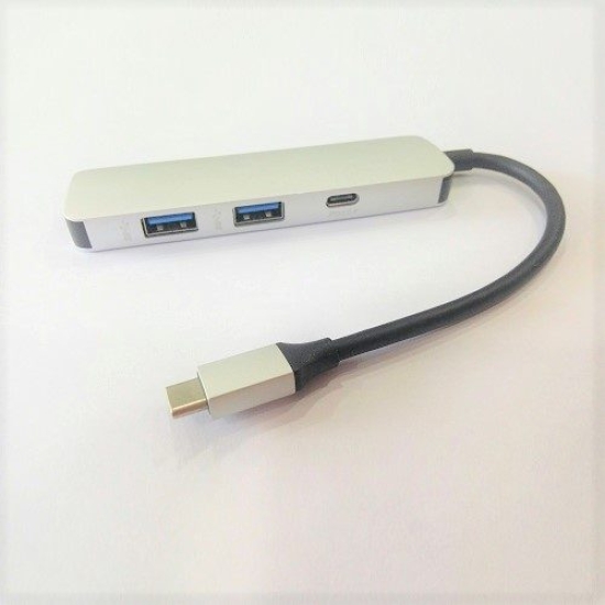 Cáp Chuyển Đổi USB Type C To HDMI, 2 x USB 3.0, USB Type C ( UC-064 )