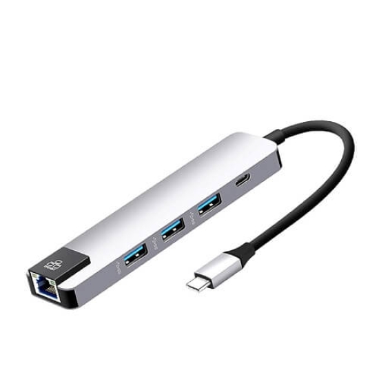 Cáp chuyển USB Type C To RJ45, USB Type C, 3 x USB 3.0