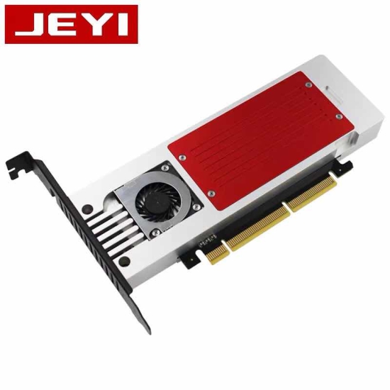 Card JEYI  Raid SSD PCIE NVME (4 SSD in 1) Chính Hãng 4 slot
