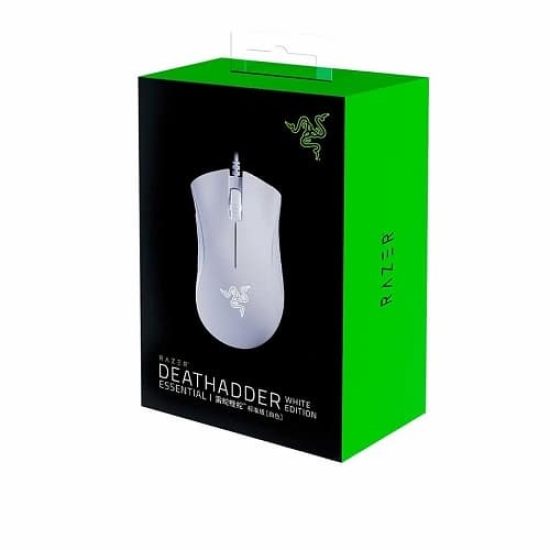 Chuột Razer DeathAdder Essential Ergonomic Wired Trắng (White) RZ01-03850200-R3M1