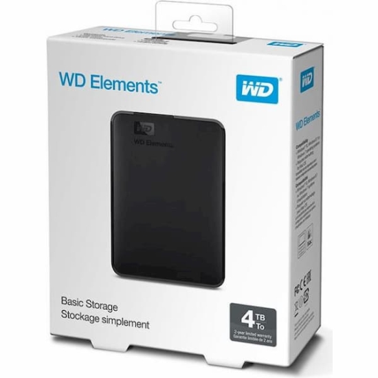 Ổ cứng di động HDD Western Digital Elements Portable 4TB 2.5″ USB 3.0 WDBU6Y0040BBK