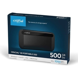 Ổ Cứng Di Động SSD Crucial X8 500GB USB 3.2 Gen 2 CT500X8SSD9