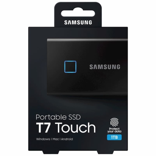 Ổ Cứng Di Động SSD Samsung T7 Touch 1TB USB Type C 3.2 Gen 2 MU-PC1T0K