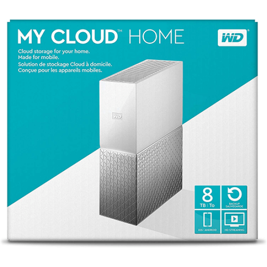 Ổ Cứng Di Động WD My Cloud Home 8TB USB 3.0 WDBVXC0080HWT