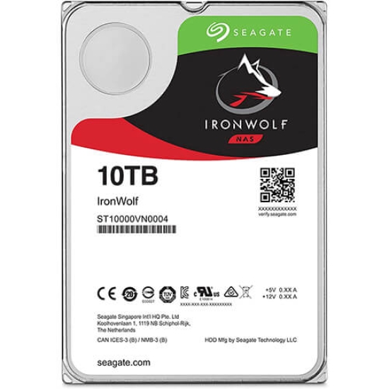 Ổ Cứng HDD Seagate Ironwolf 10TB 3.5 inch SATA iii ST10000VN0004 (New 99%)