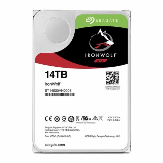 Ổ Cứng HDD Seagate Ironwolf 14TB 3.5 inch SATA iii ST14000VN0008