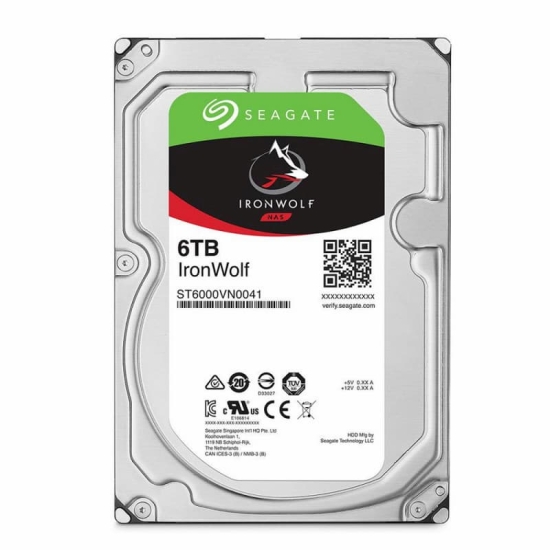 Ổ Cứng HDD Seagate Ironwolf 6TB 3.5 inch SATA iii ST6000VN0041