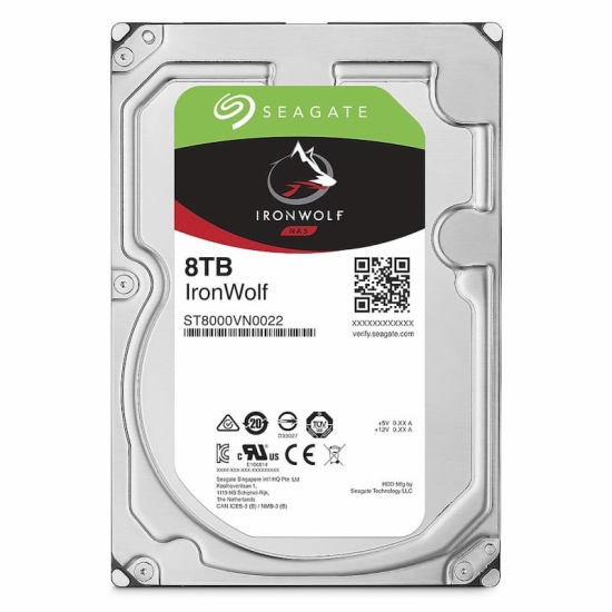 Ổ Cứng HDD Seagate Ironwolf 8TB 3.5 inch SATA iii ST8000VN004