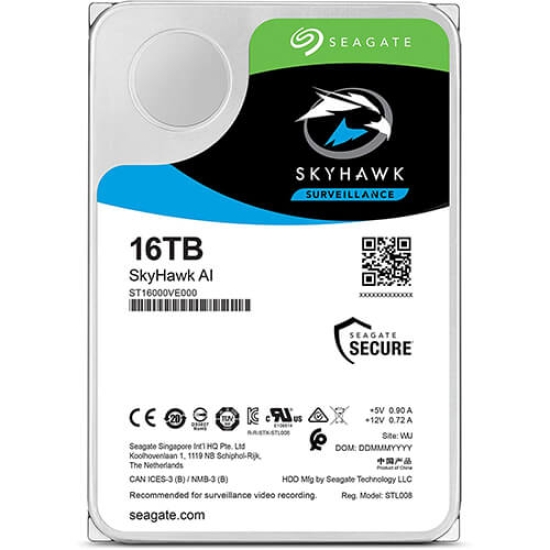 Ổ cứng HDD Seagate SkyHawk AI 16TB 3.5 inch SATA iii ST16000VE000