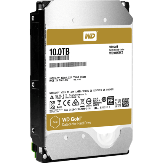 Ổ Cứng HDD WD Gold 10TB SATA iii 3.5 inch WD101KRYZ