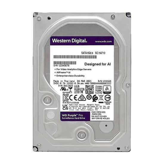 Ổ Cứng HDD WD Purple Pro 18TB SATA 3 3.5 inch 512MB cache 7200 RPM WD181PURP