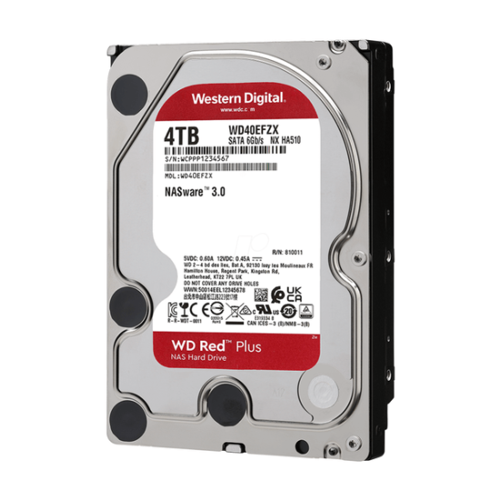 Ổ Cứng HDD WD Red Plus 4TB 3.5 inch SATA iii WD40EFZX
