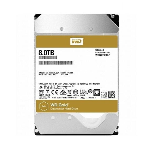 Ổ Cứng HDD Western Digital Gold 8TB 3.5 inch WD8003FRYZ
