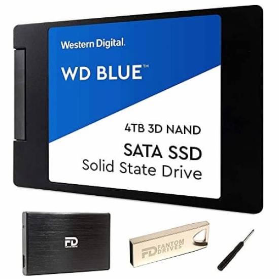 Ổ Cứng SSD Western Blue 4TB 3D NAND 2.5 inch SATA iii WDS400T2B0A