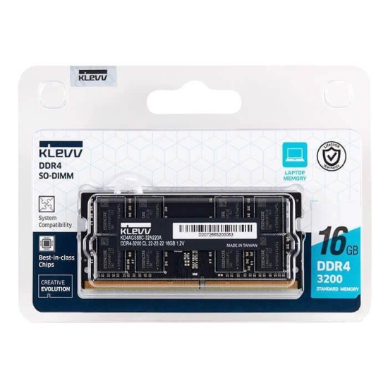 RAM Laptop DDR4 KLEVV Standard 16GB Bus 3200 SODIMM KD4AGSA8A-32N220A