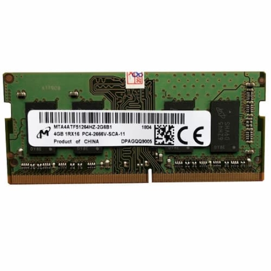 RAM Laptop DDR4 Micron 4GB Bus 2666 SODIMM MTA4ATF51264HZ-2G6B1 Chính Hãng