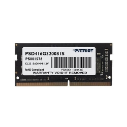 RAM Laptop DDR4 Patriot 16GB Bus 3200 SODIMM PSD416G320081S