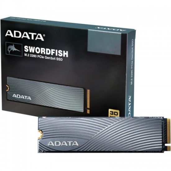 SSD ADATA Swordfish 500GB 3D NAND PCIe Gen3x4 NVMe M.2 2280 ASWORDFISH-500G-C