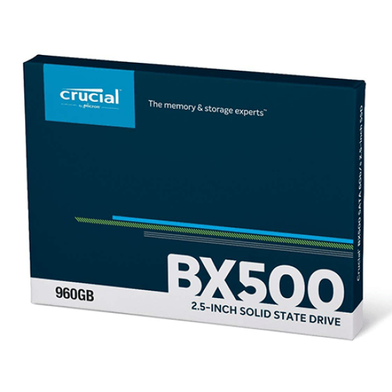 SSD Crucial BX500 960GB 2.5 inch SATA iii 3D NAND CT960BX500SSD1