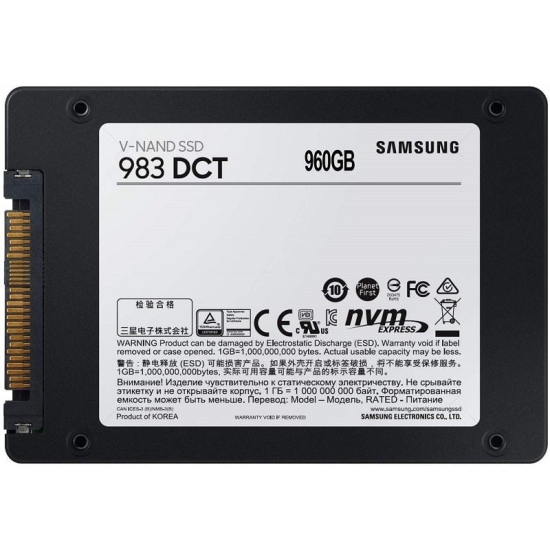 SSD Enterprise Samsung 983 DCT 960GB 2.5 inch U2 MZ-QLB960NE