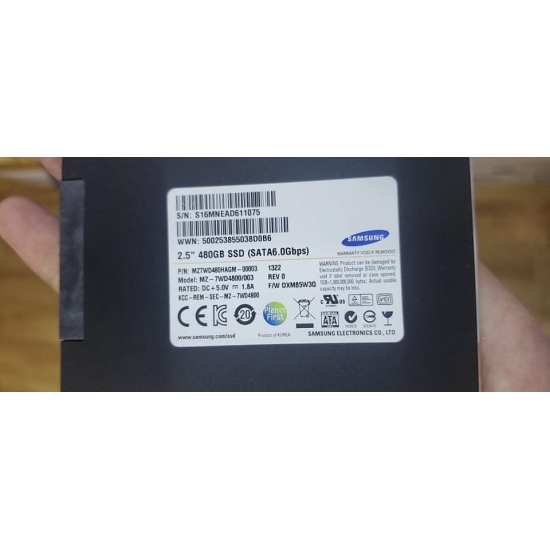 SSD Enterprise Samsung SM843T 480GB MZ7WD480HAGM (like new) 1500TBW
