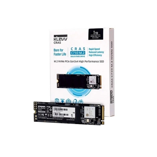 SSD Klevv CRAS C710 1TB M2 2280 PCIe NVMe Gen 3×4 K01TBM2SP0-C71