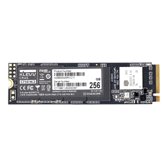 SSD Klevv CRAS C710 256GB M2 2280 PCIe NVMe Gen 3×4 K256GM2SP0-C71