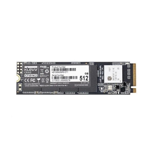 SSD Klevv CRAS C710 512GB M2 2280 PCIe NVMe Gen 3×4 K512GM2SP0-C71