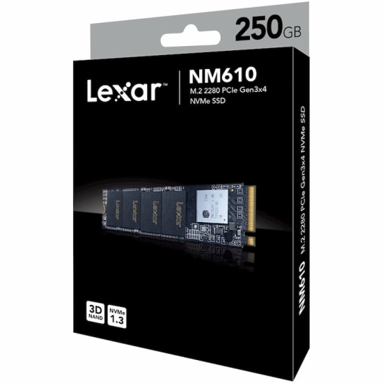 SSD Lexar NM610 250GB M2 2280 NVMe LNM610-250RB