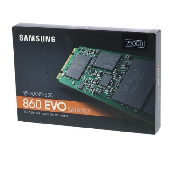 SSD Samsung 860 EVO 250GB M2 2280 SATA MZ-N6E250BW