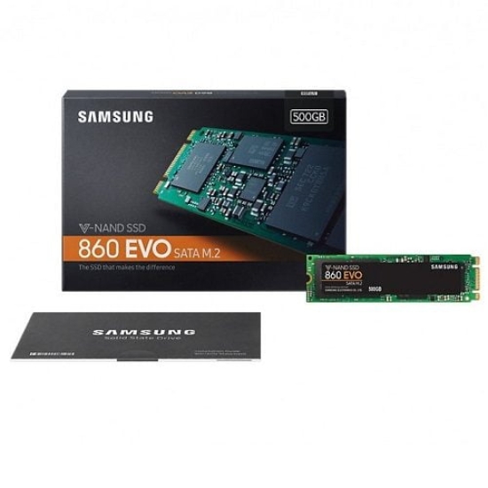 SSD Samsung 860 EVO 500GB M2 2280 SATA iii MZ-N6E500BW