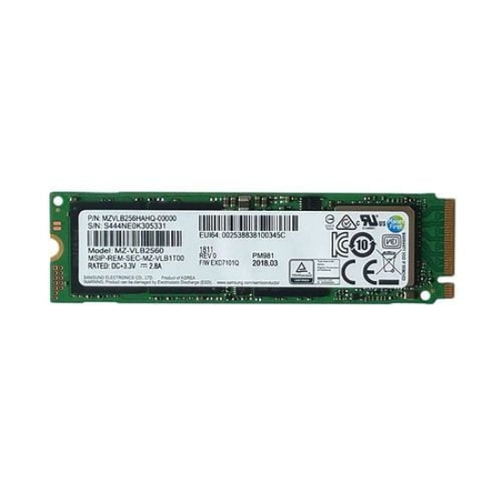 SSD Samsung PM981 256GB M2 2280 PCIe NVMe Gen 3×4 OEM MZ-VLB2560 – like new 99%
