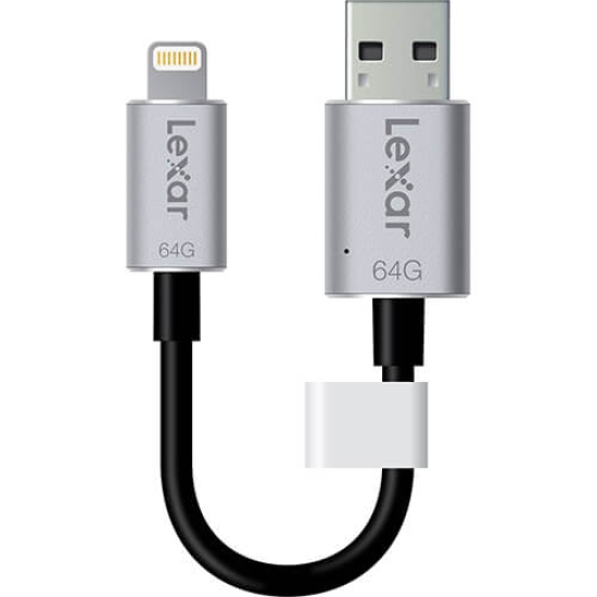 USB Lexar JumpDrive C25i 64GB OTG cho iPhone/iPad 130MB/s