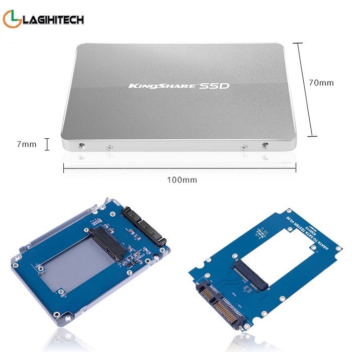 Adapter Kingshare Chuyển Đổi SSD mSATA To sata iii 2.5 Inch hinh anh 2