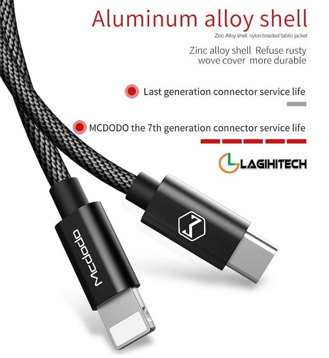 Cáp Chuyển Đổi Mcdodo USB Type C to Lightning