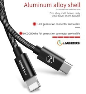 Cáp Chuyển Đổi Mcdodo USB Type C to Lightning hinh anh 1