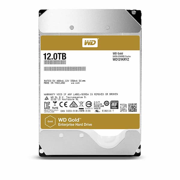 Ổ Cứng WD Gold 12TB Giá Rẻ HCM