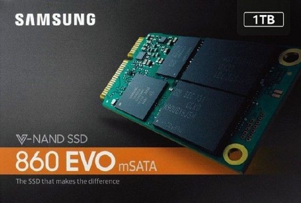 Mẫu ổ cứng SSD Samsung 860 EVO 1TB mSATA