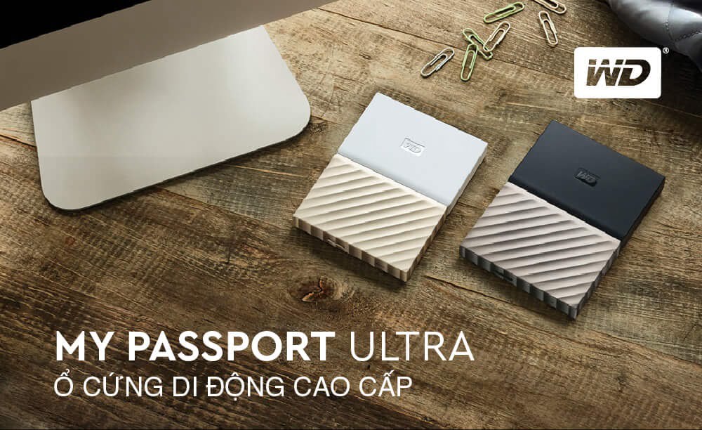 Ổ Cứng WD My Passport Ultra 1TB 2017