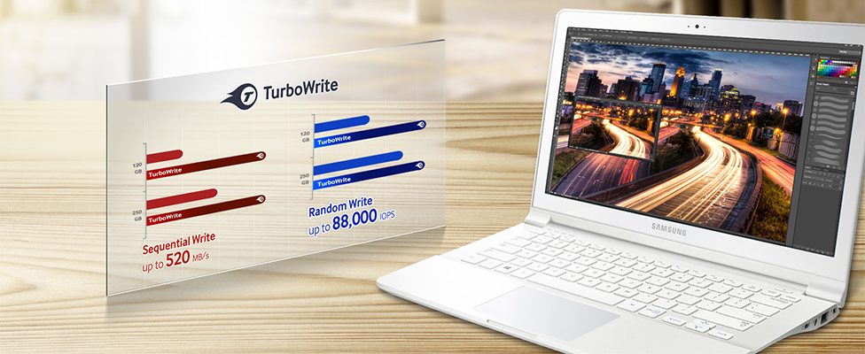 công nghệ turbowrite ssd samsung 850 evo 120gb msata